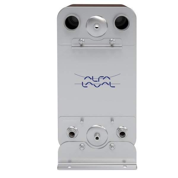 Alfa Laval Brazed Plate Heat Exchanger, AISI 316L, Stainless Steel, 202 Plates -Dual CircuitEvaporator 1,020k BTU ACH240DQ-202AH-F